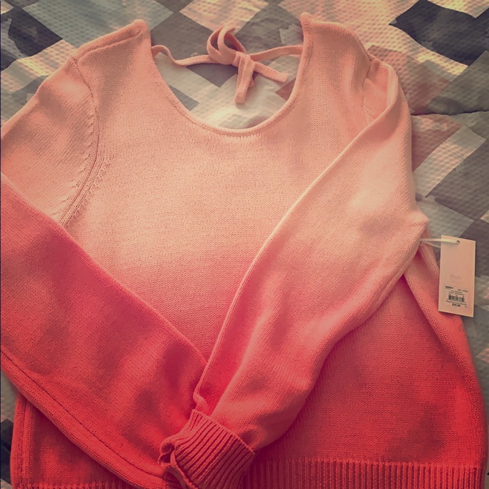 Brand New Ombré Pink Sweater
